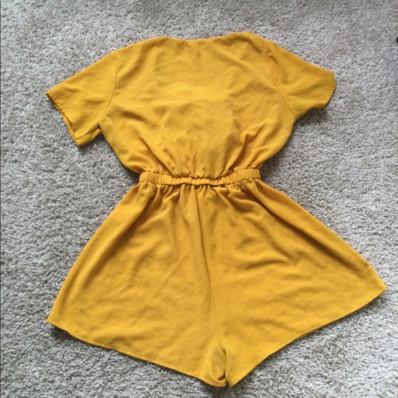 Mustard Romper - Picture 2 of 13